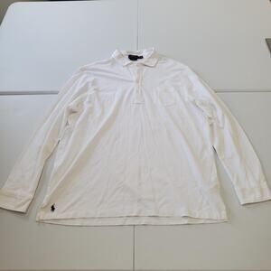 Polo Ralph Lauren Shirt Mens 2XL Long Sleeve Featherweight Mesh Pullover Top